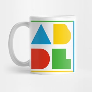 ABDL Logo Color Block - Transparent Mug